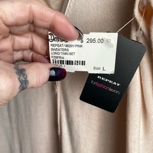 REPEAT sweater dress set tank top sweater dress and sweater NWT